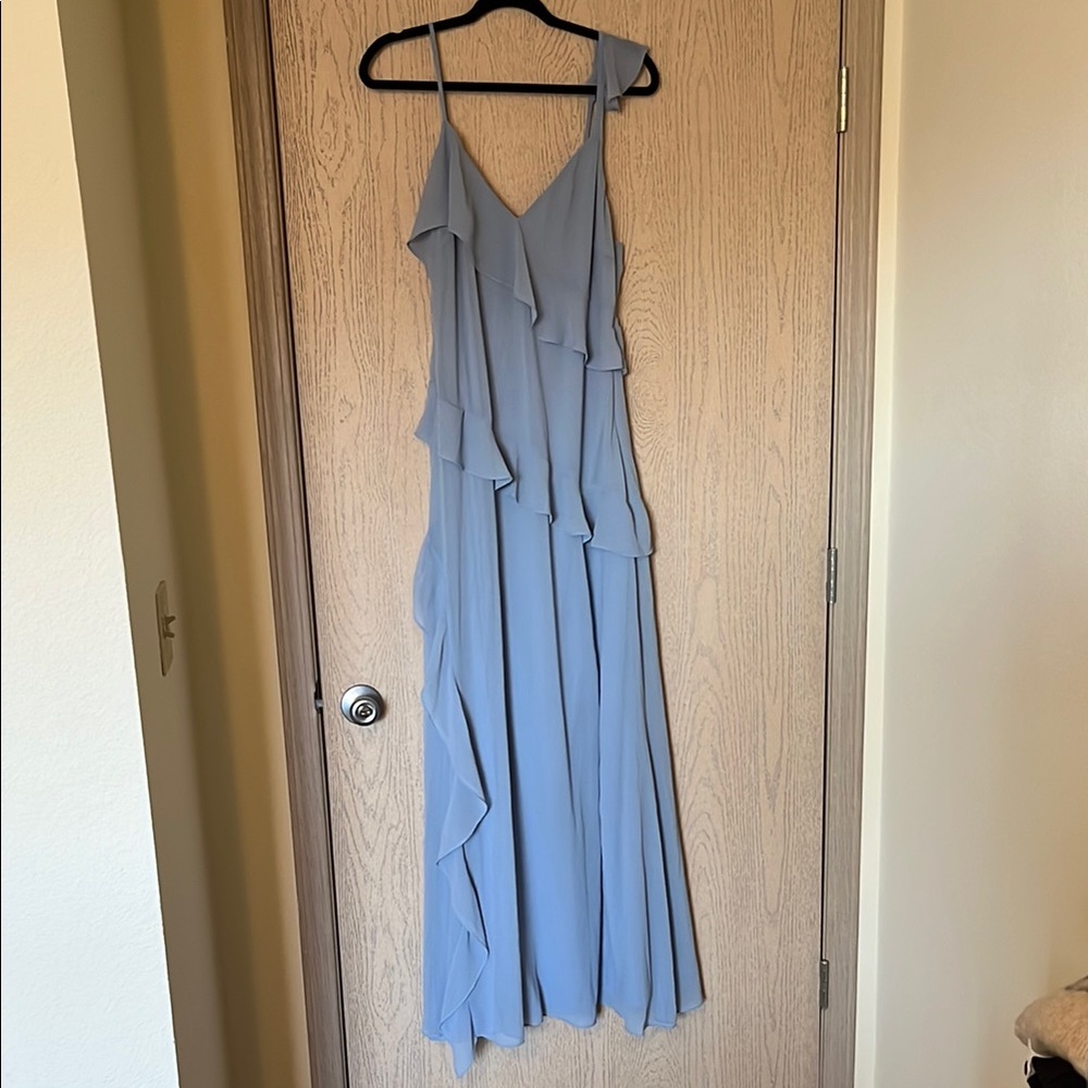 Elegant Blue Women's Dress
